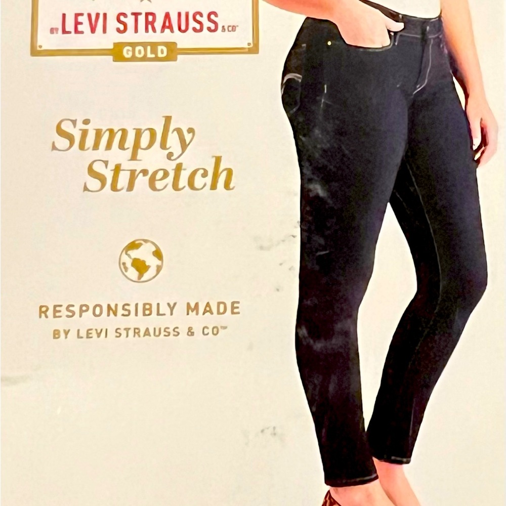 Signature Levi Strauss Gold Simply Stretch Mid Rise Skinny jeans